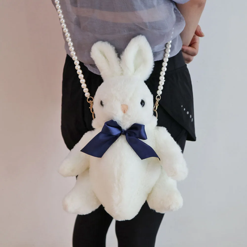 Lolita Rabbit Bunny CrossBody Shoulder Plush Bag