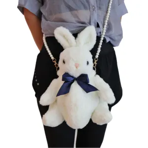 Lolita Rabbit Bunny CrossBody Shoulder Plush Bag