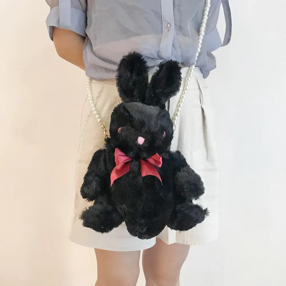 Lolita Rabbit Bunny CrossBody Shoulder Plush Bag