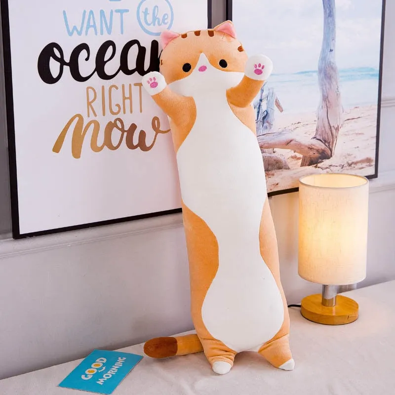 Long Cat Plush Pillow
