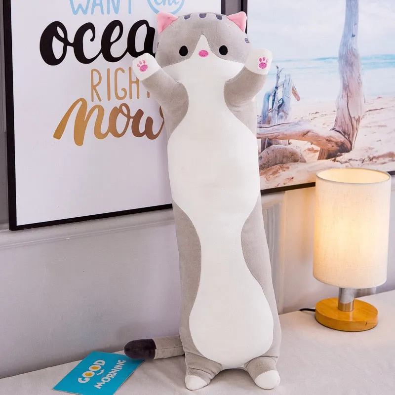 Long Cat Plush Pillow