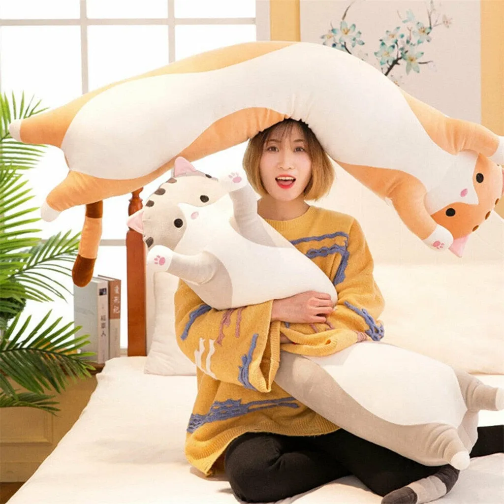 Long Cat Plush Pillow