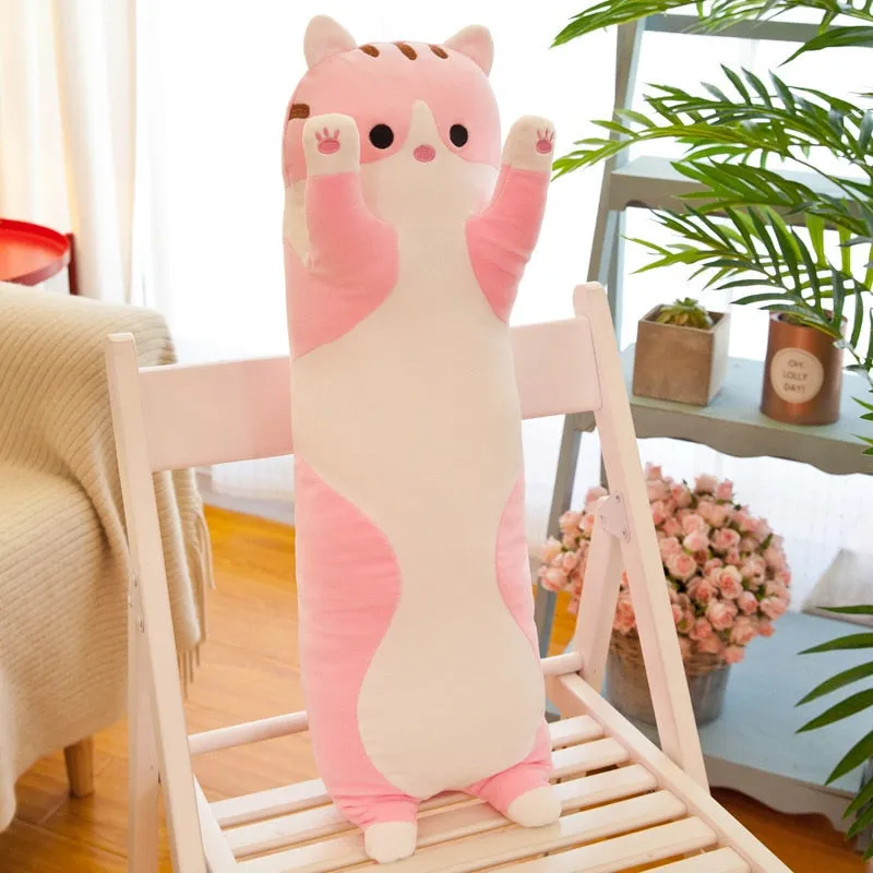 Long Cat Plush Pillow