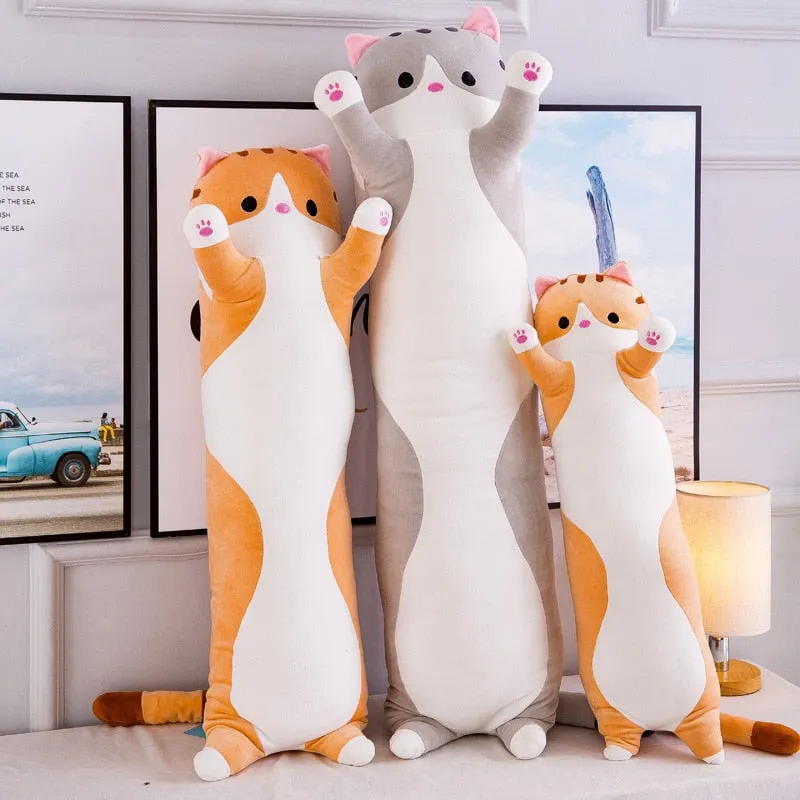 Long Cat Plush Pillow