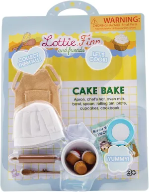 Lottie Cake Bake Doll Outfit Set with Accessories for Cooking Play