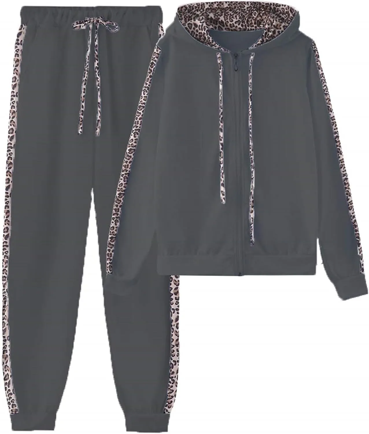 Lounge Hoodie Sweatsuit Sets Leisure Winter Hooded Plush Women Suits Half Zip Sweatsuit Matching Set