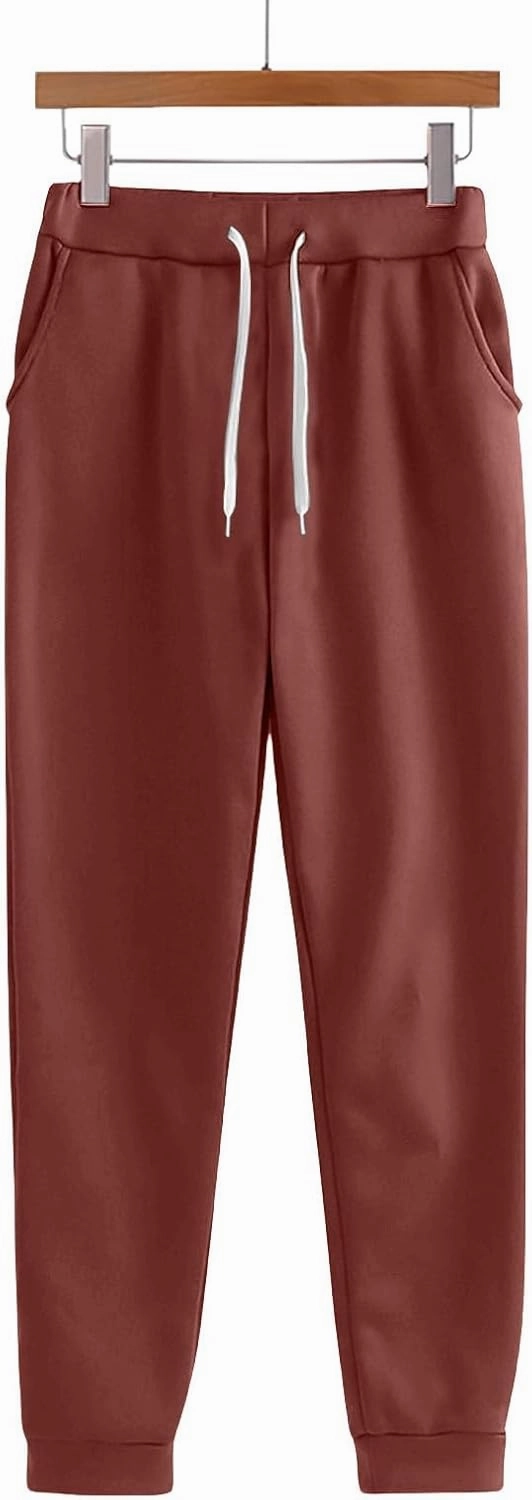 Lounge Matching Set Solid Color with Hat Sports Suit Women Fashion Slim Sweatpants with Multi Pockets