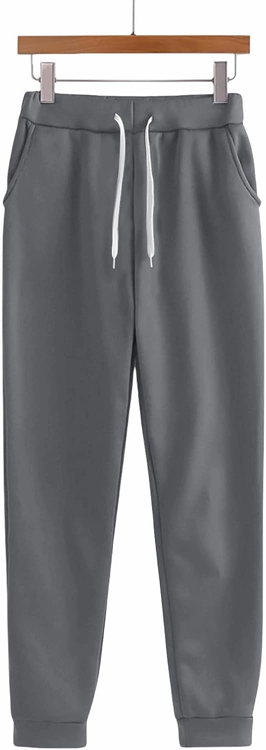 Lounge Matching Set Solid Color with Hat Sports Suit Women Fashion Slim Sweatpants with Multi Pockets