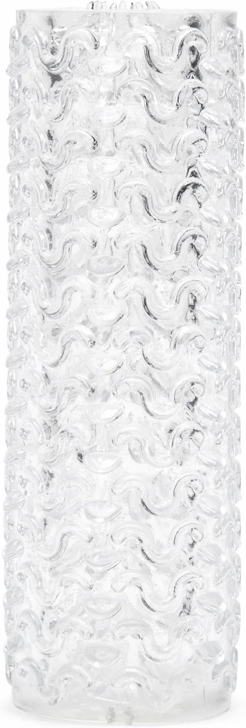 Lovehoney Double Stroker Male Masturbator - 5.5 Inch Stretchy Reversible Penis Stroker - Double Textured Male Sex Toy - Self Pleasure Sex Toys for Men - Waterproof - Clear