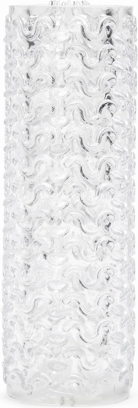 Lovehoney Double Stroker Male Masturbator - 5.5 Inch Stretchy Reversible Penis Stroker - Double Textured Male Sex Toy - Self Pleasure Sex Toys for Men - Waterproof - Clear