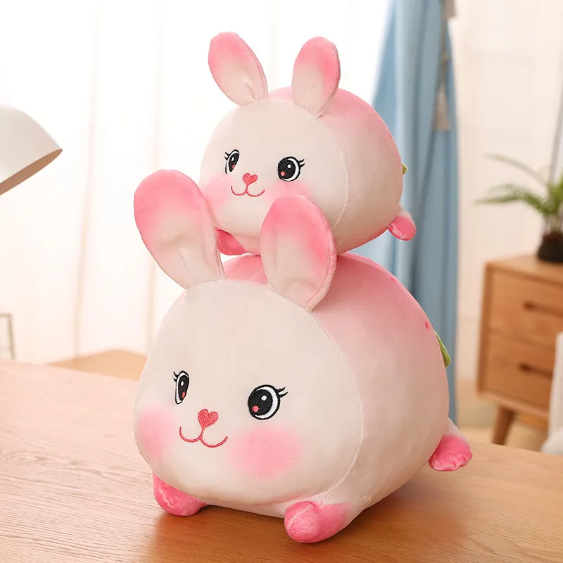 Lucky Strawberry Bunny Plushies