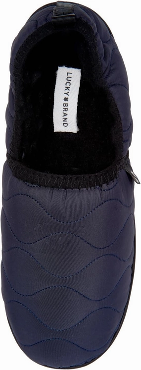 Lucky Brand Men's Quilted A-line Slippers – Stylish and Cozy Indoor Footwear for Men