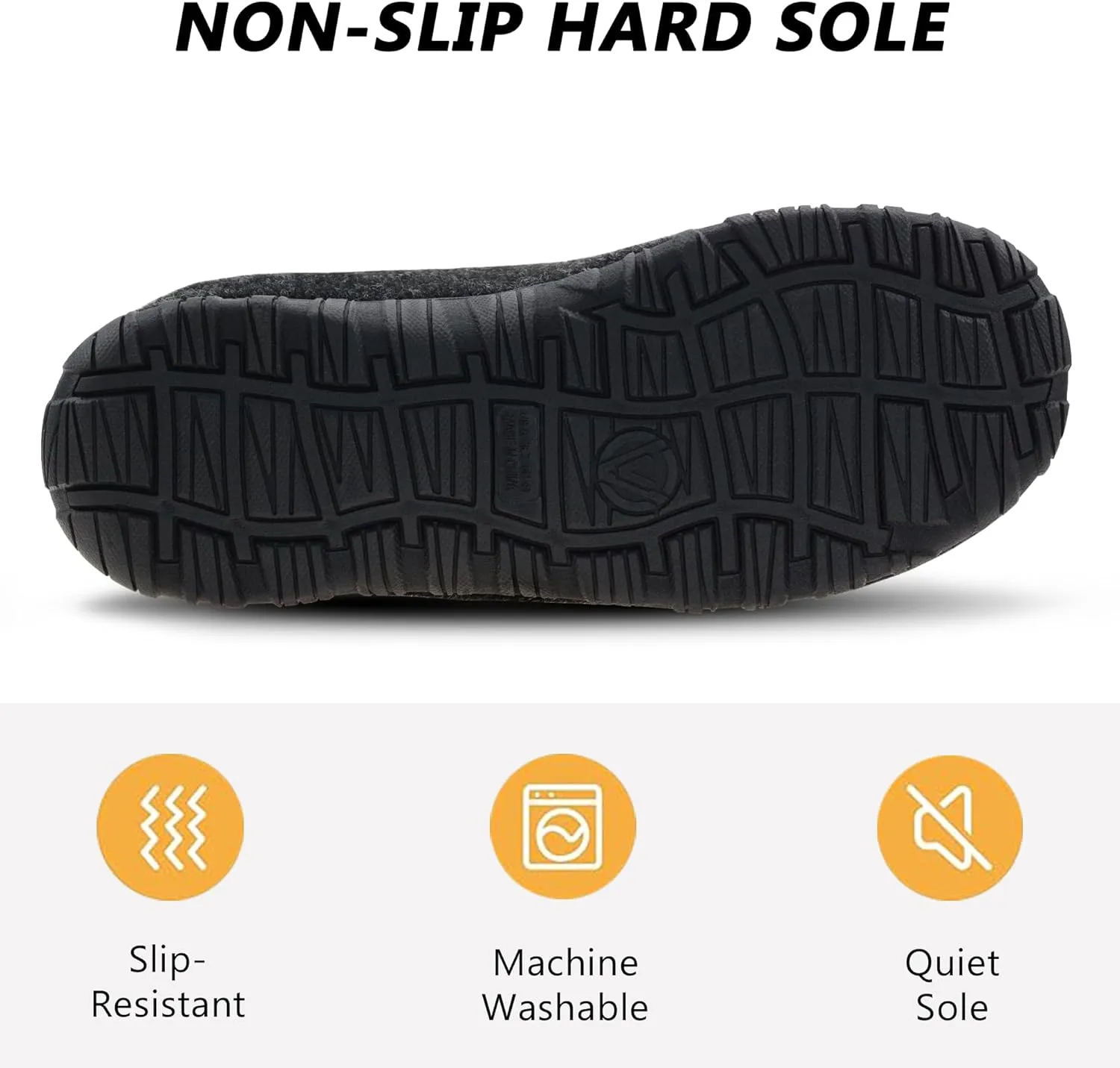 Lulex Mens Slippers Memory Foam House Slippers Indoor Outdoor Warm Fuzzy Comfy Fluffy House Shoes