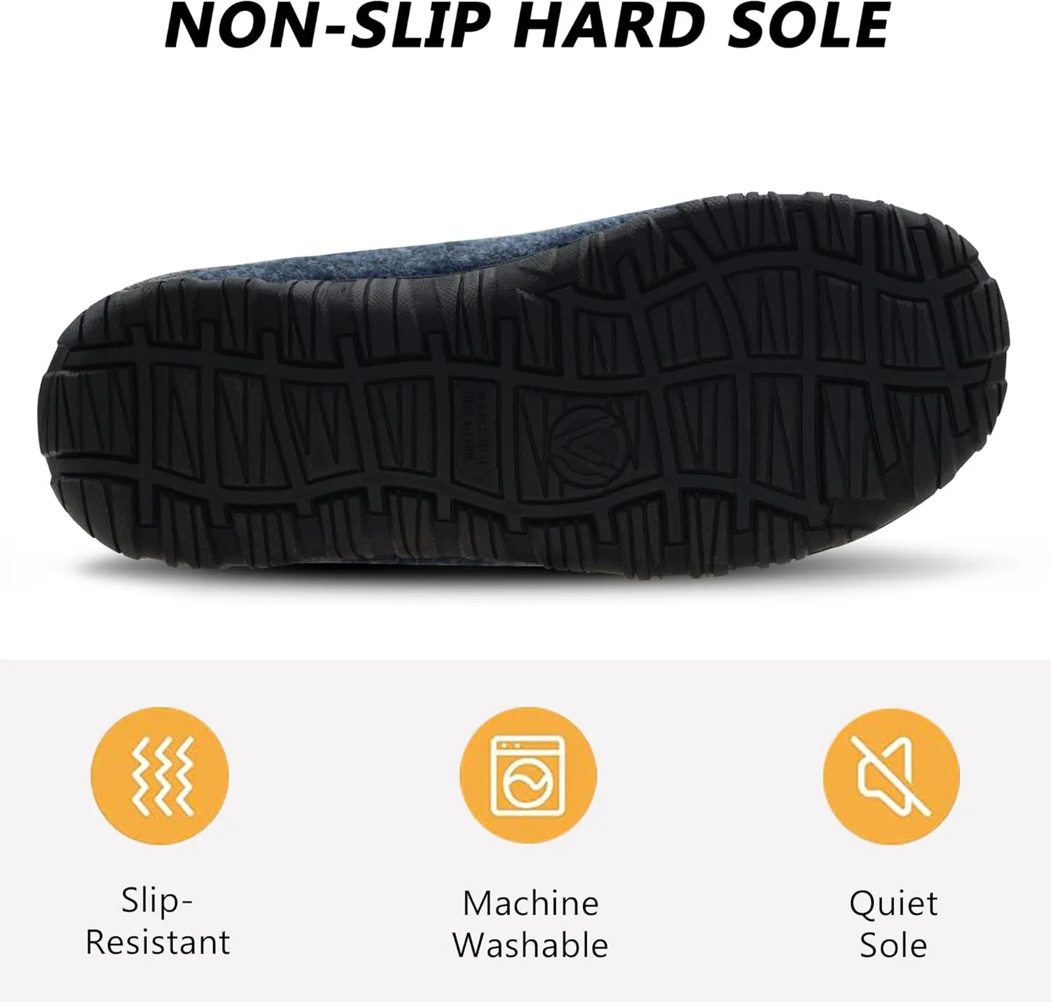 Lulex Mens Slippers Memory Foam House Slippers Indoor Outdoor Warm Fuzzy Comfy Fluffy House Shoes