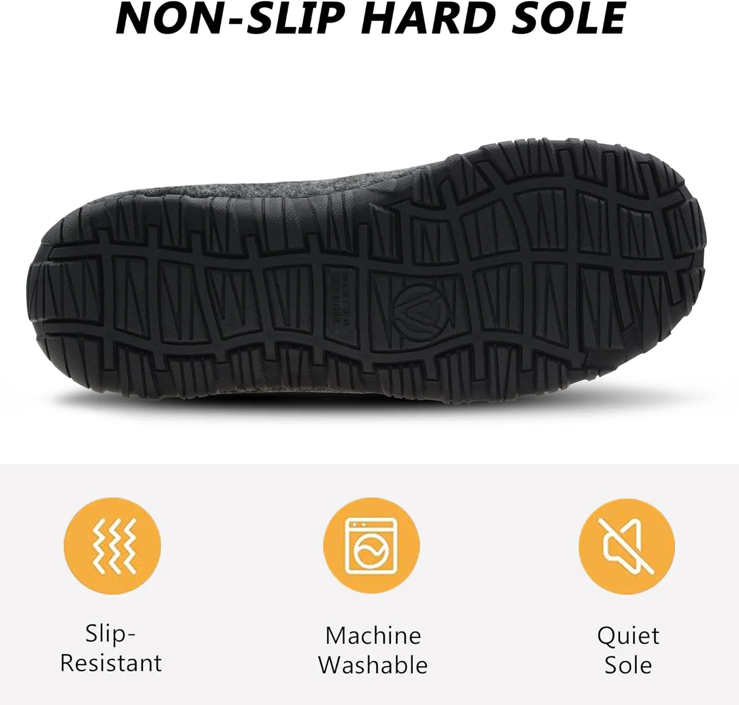 Lulex Mens Slippers Memory Foam House Slippers Indoor Outdoor Warm Fuzzy Comfy Fluffy House Shoes