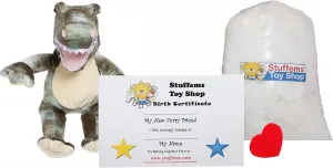 Make Your Own Stuffed Animal Mini 8 Inch Dyno Dinosaur Kit - No Sewing Required!