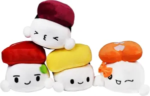 Mango Steam Bundle of Soft Stuffed Cute Kawaii Sushi Plush/Stuffed Animal/Pillow/Toy (Set of 4)