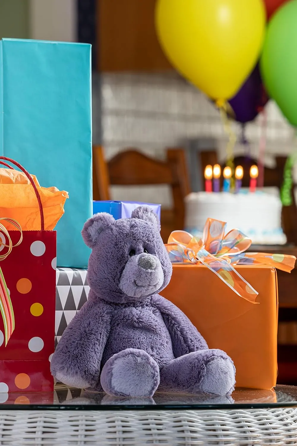 Mary Meyer Marshmallow Zoo Stuffed Animal Soft Toy, 13-Inches, Berry Bear