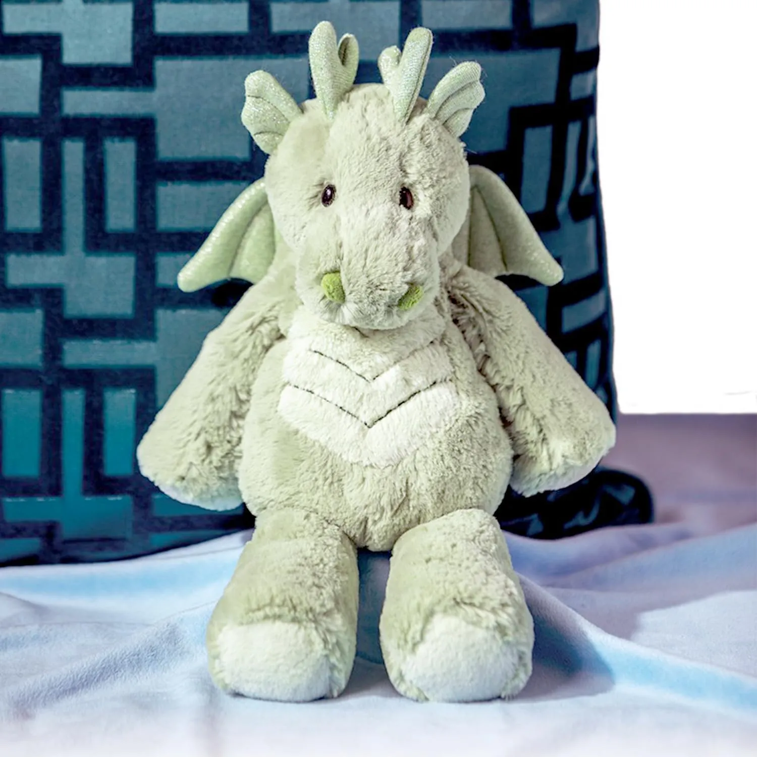 Mary Meyer Stuffed Animal Marshmallow Zoo Soft Toy, 13-Inches, Dragon