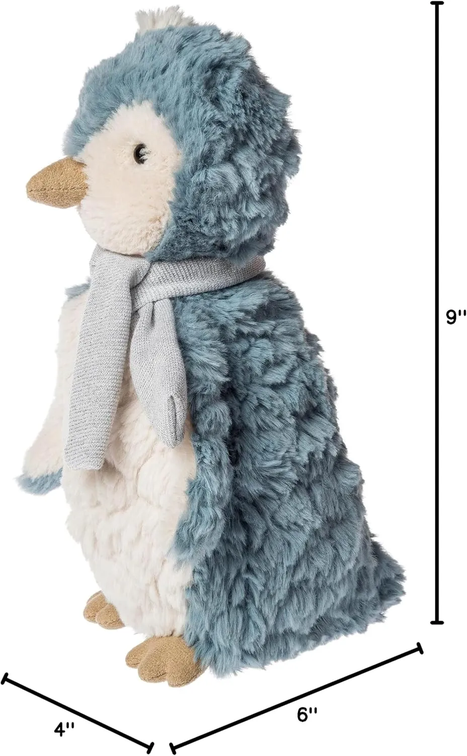 Mary Meyer Stuffed Animal Putty Collection Soft Toy, 9-Inches, Iceberg Penguin