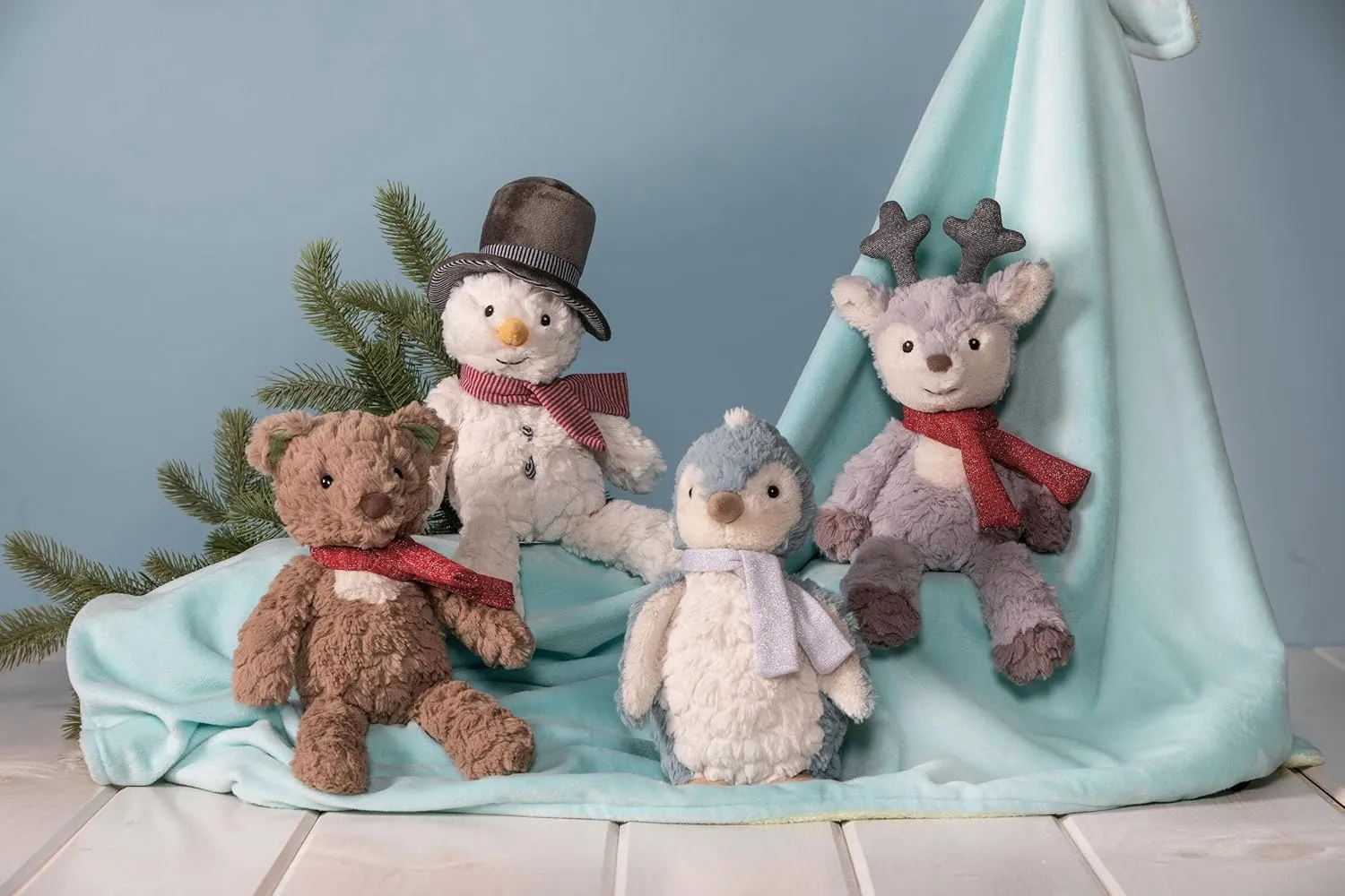 Mary Meyer Stuffed Animal Putty Collection Soft Toy, 9-Inches, Iceberg Penguin
