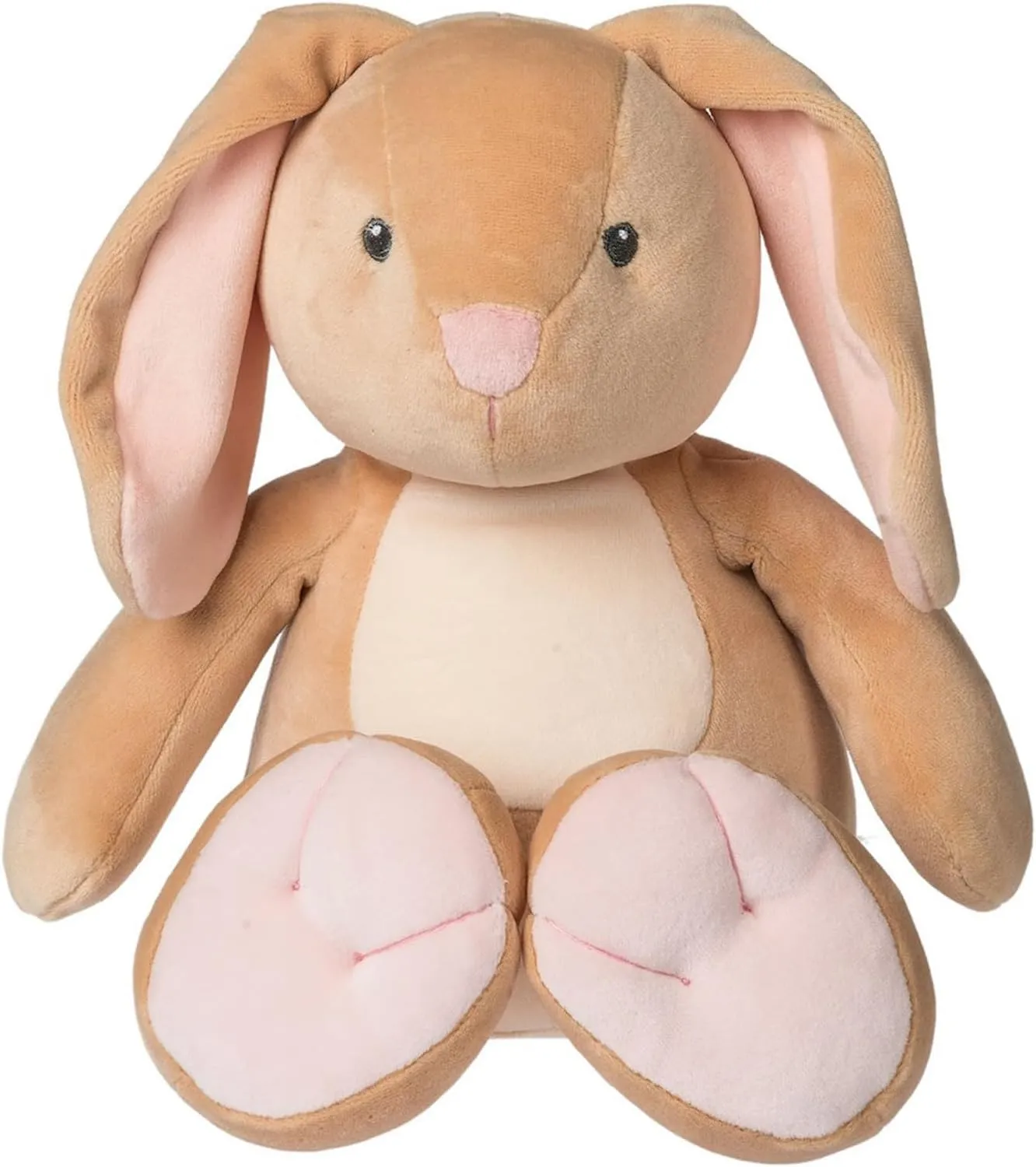 Mary Meyer Stuffed Animal Smootheez Pillow-Soft Toy, 12-Inches, Tan Hippity Hop Bunny