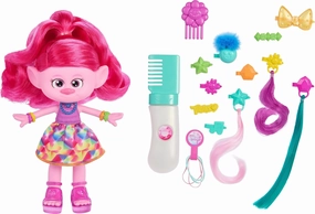 Mattel DreamWorks Trolls Band Together Doll & 15  Accessories, Hair-tastic Queen Poppy Fashion Doll with Glitter Comb