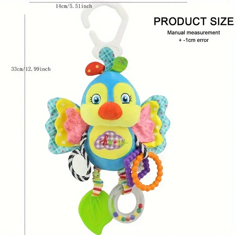 MAYAPHILOS Plush Sensory Stroller Toy for Babies