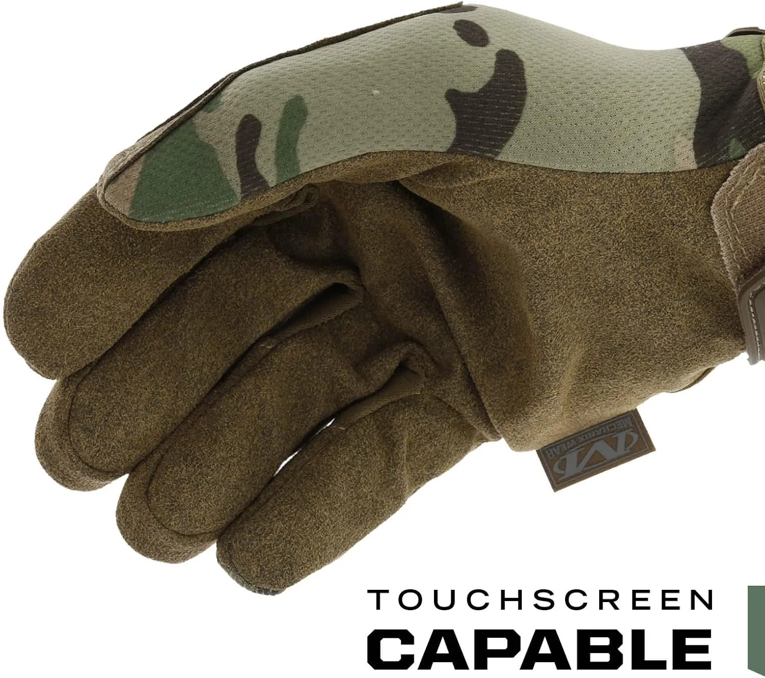 Mechanix Wear M-Pact 0.5MM Tactical Impact Resistant Gloves - Multi-Purpose Industrial Grip Gloves - Touchscreen Compatible - Machine Washable - X-Large - MultiCam Camoflage