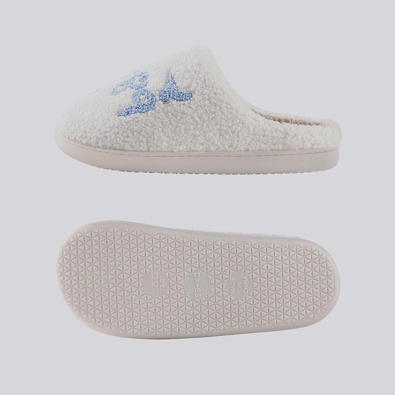 Meet Me at Midnight Slippers for Women Men Plush Fuzzy Cozy House Slippers Winter Warm Indoor Outdoor Shoes