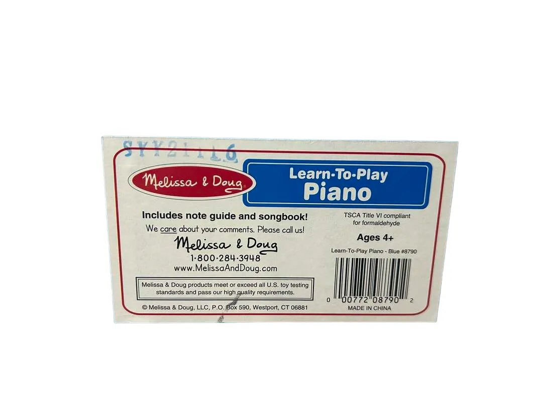 Melissa & Doug Learn-to-Play Piano