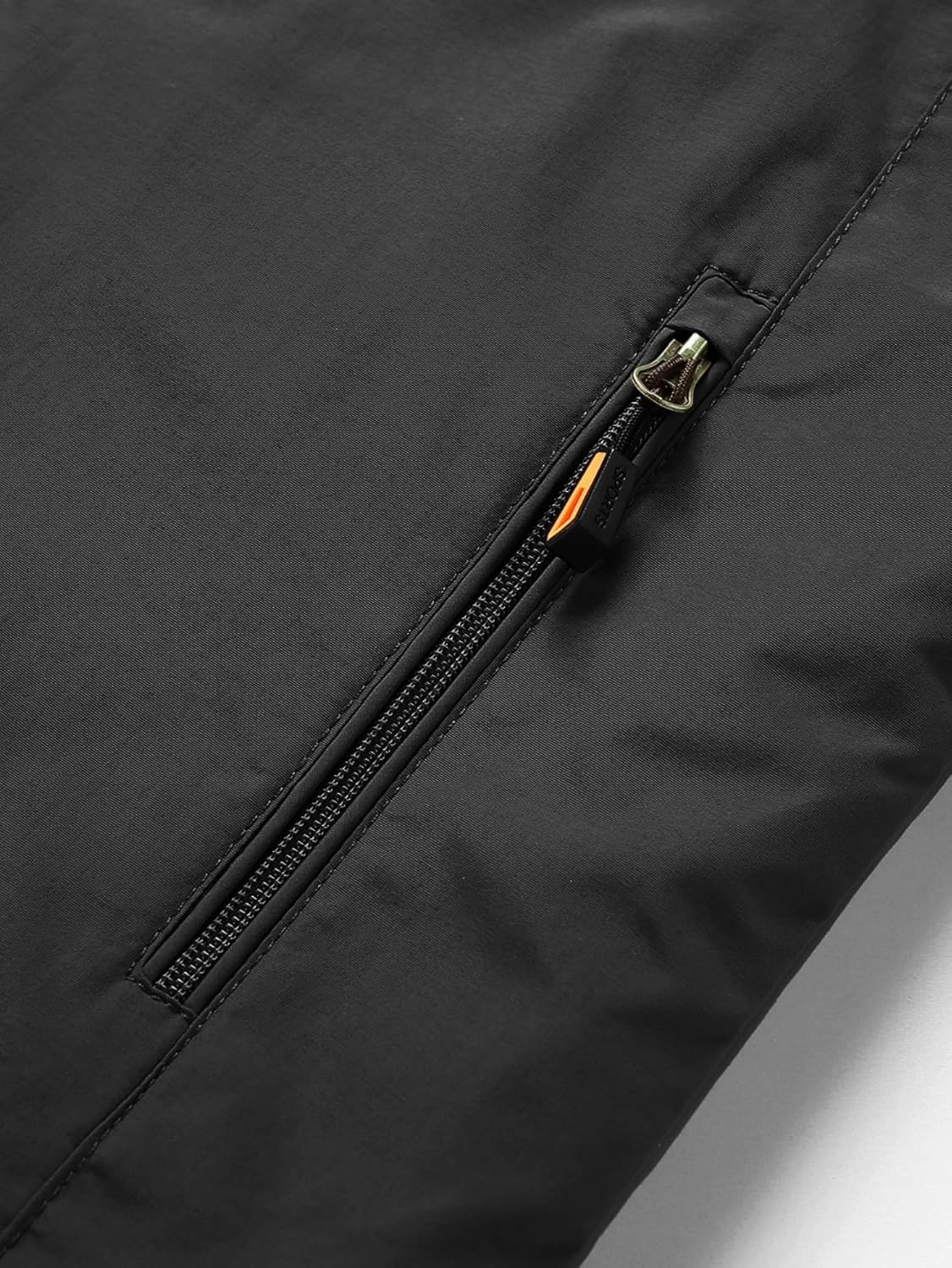 Men's Winter Waterproof Hooded Jacket, Warm Fleece-Lined Windbreaker, Insulated Outdoor Coat