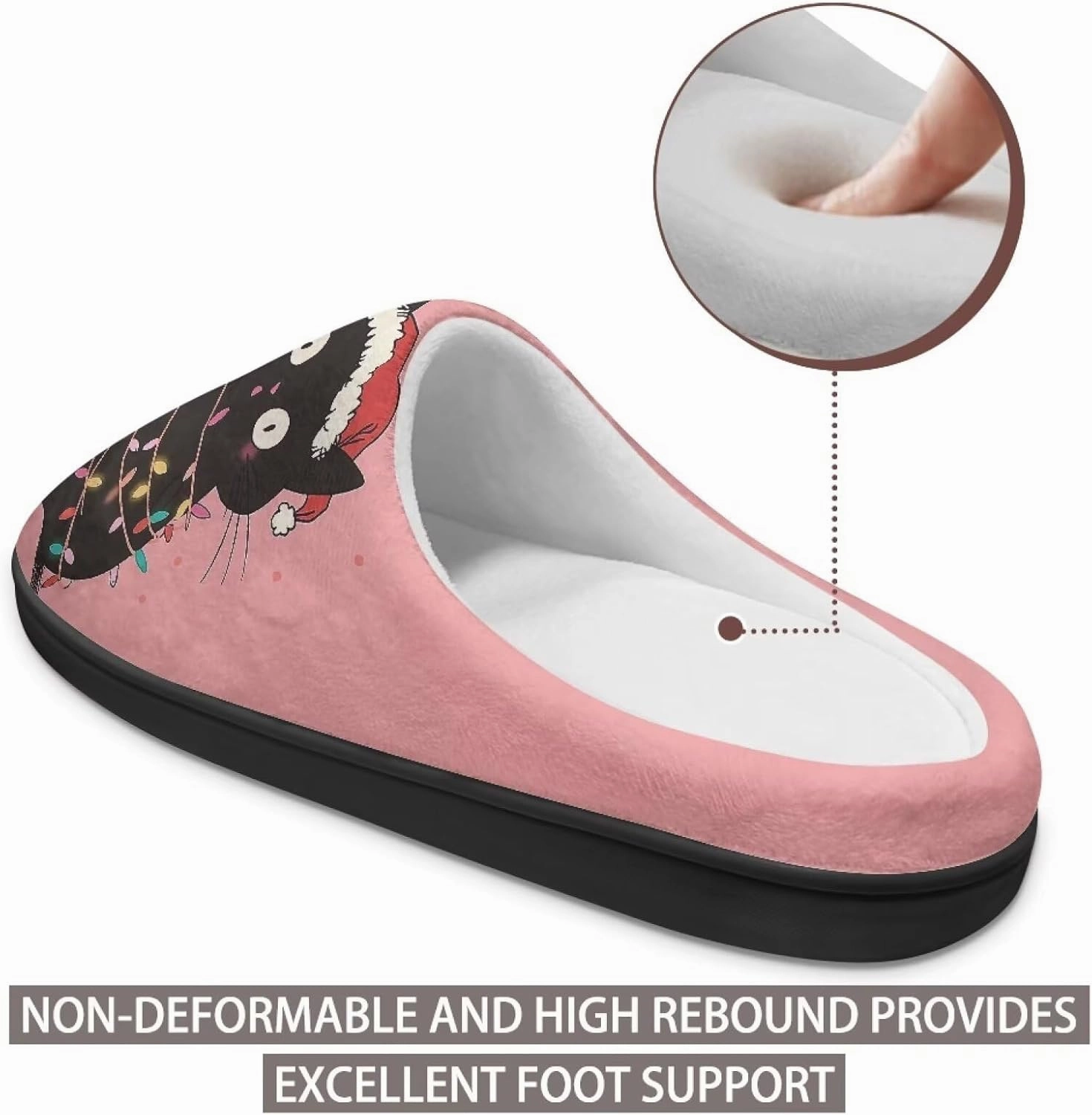Men's Women's Plush Slippers, Flannel Warm Soft Cozy Slippers, House Bedroom Indoor/Outdoor Warm Shoes, Size 3-15