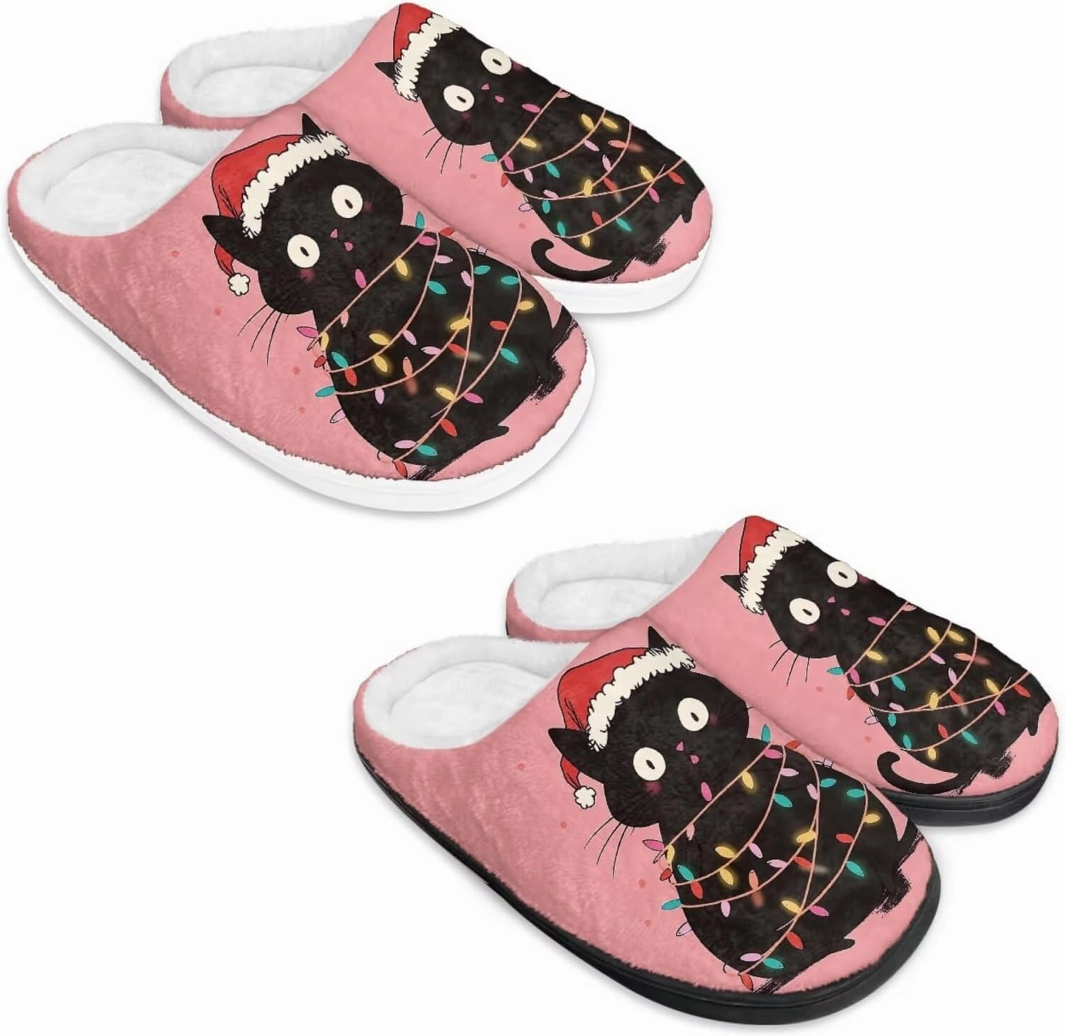 Men's Women's Plush Slippers, Flannel Warm Soft Cozy Slippers, House Bedroom Indoor/Outdoor Warm Shoes, Size 3-15
