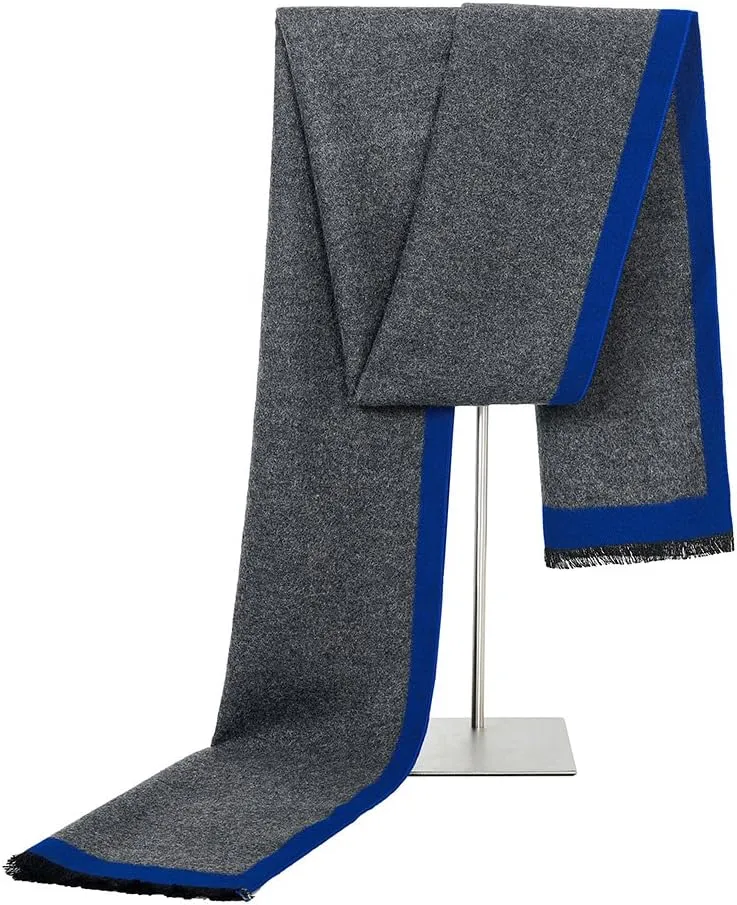 Mens Soft Scarf For Autumn And Winter，Simple And Elegant Long Thick Plush Scarf