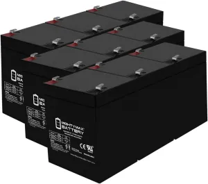 Mighty Max Battery 12V 5AH SLA Battery Replaces Xcooter MINI-X Electric Scooter - 9 Pack