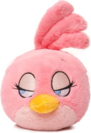 Mighty Mojo Angry Birds - Stella - Pink Bird - 8 Inch Collectible Plush Doll - Officially Licensed - Super Soft, Cuddly Doll for Kids and Adults - Original Series