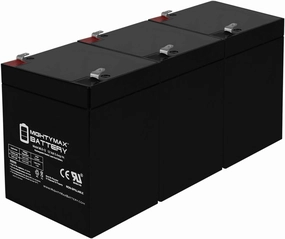 Mighty Max Battery 12V 5AH SLA Battery Replacement for Mini-X XC50GTB Scooter - 3 Pack