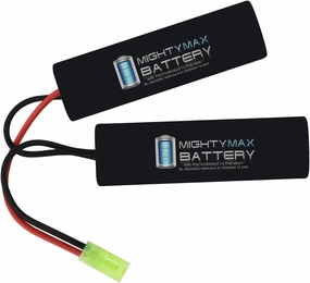Mighty Max Battery 9.6V 2000mAh Replaces 400 FPS CYMA M14 EBR CM032EBR Airsoft AEG Rifle