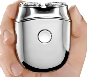 Mini M30 Kongeeker Portable Electric Shavers for Men, Silver