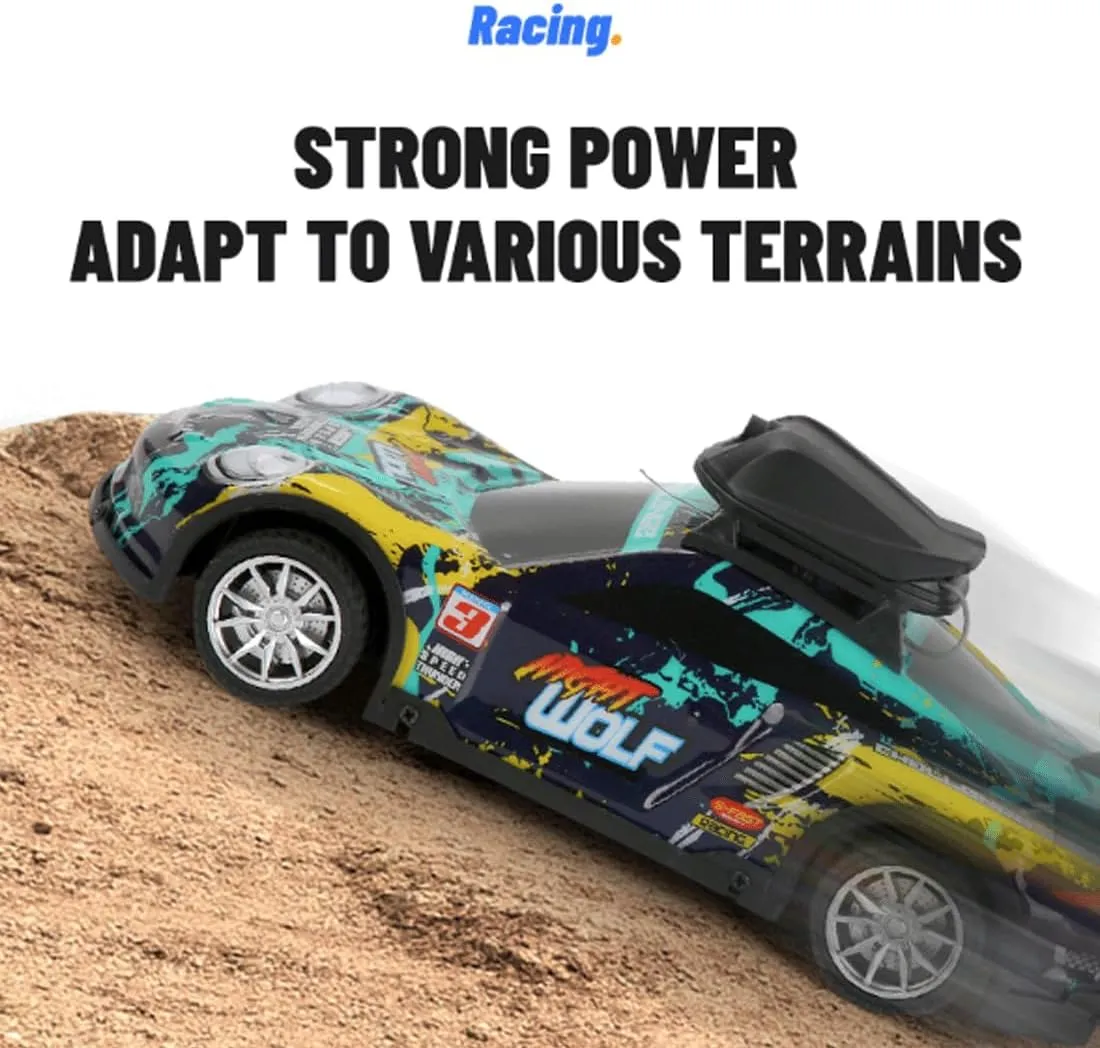 Mini RC Drift Car with HD Camera & LED Lights, 2.4G 4CH Remote Control Car Electric Racing Sports Cars for Adult Teens - RTR Version / 1 Battery