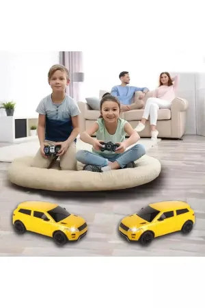 Mini Rechargeable Remote Control Car (Yellow)