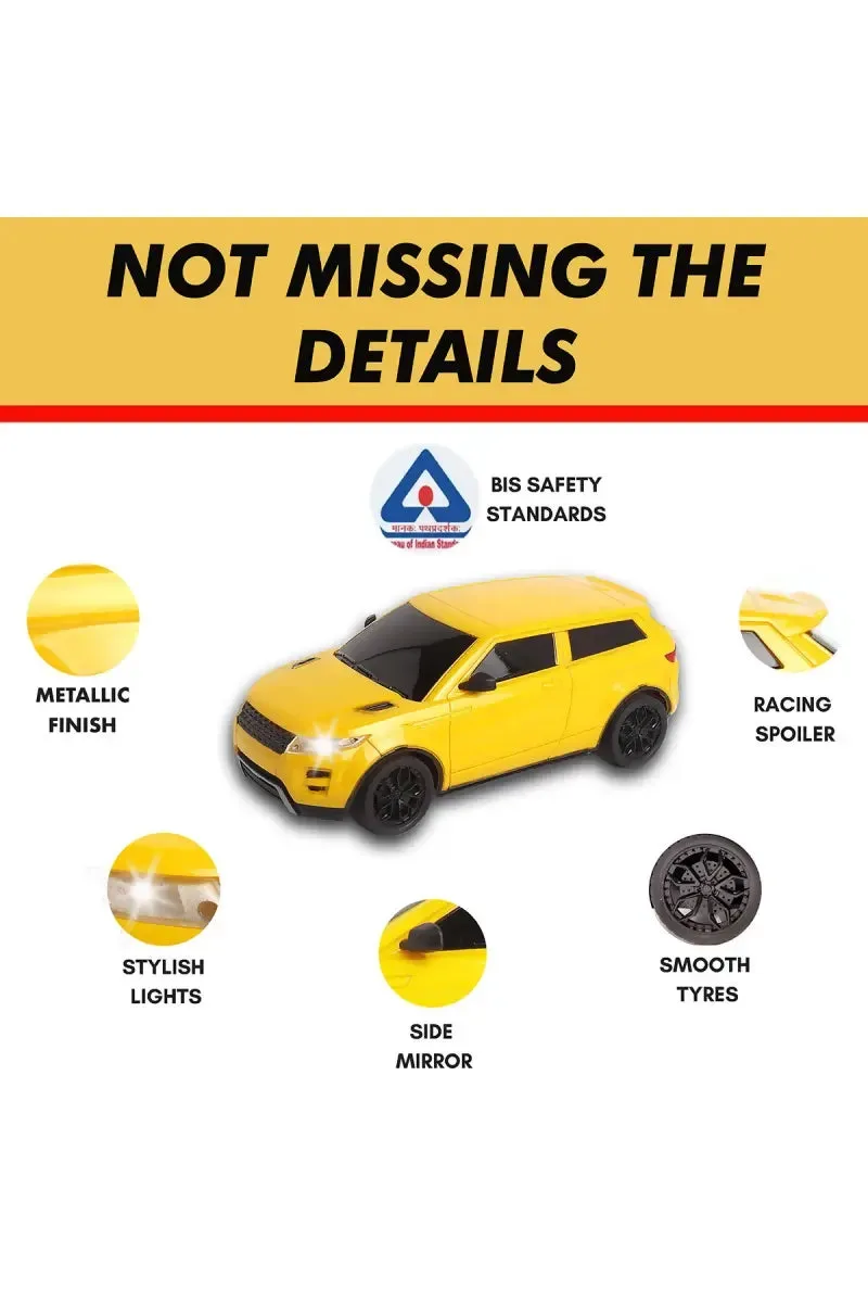 Mini Rechargeable Remote Control Car (Yellow)