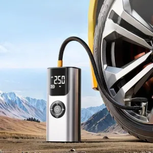 Mini Wireless Car Tire Inflator Pump - Portable Air Compressor
