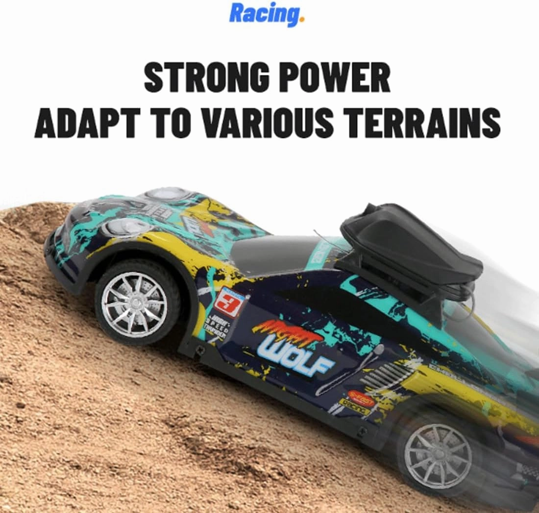 Mini RC Drift Car for Adults, 2.4GHz 4CH APP-Controlled RC Car with HD Camera & LED Light, Real-Time Recording RC Racing Toys Hobbyist Gift
