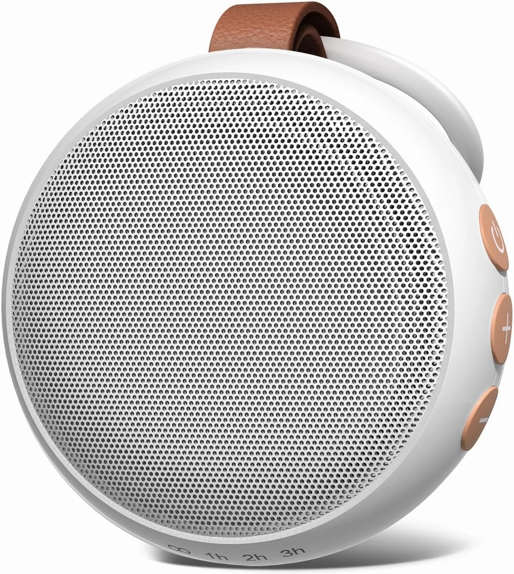 Mini White Noise Machine Sound Machine with 30 Soothing Sounds 32 Volume Levels Baby Portable Sleep Soother Rechargeable Travel Sound Therapy Pink Brown Noise Sleep Machine for Kid Adult