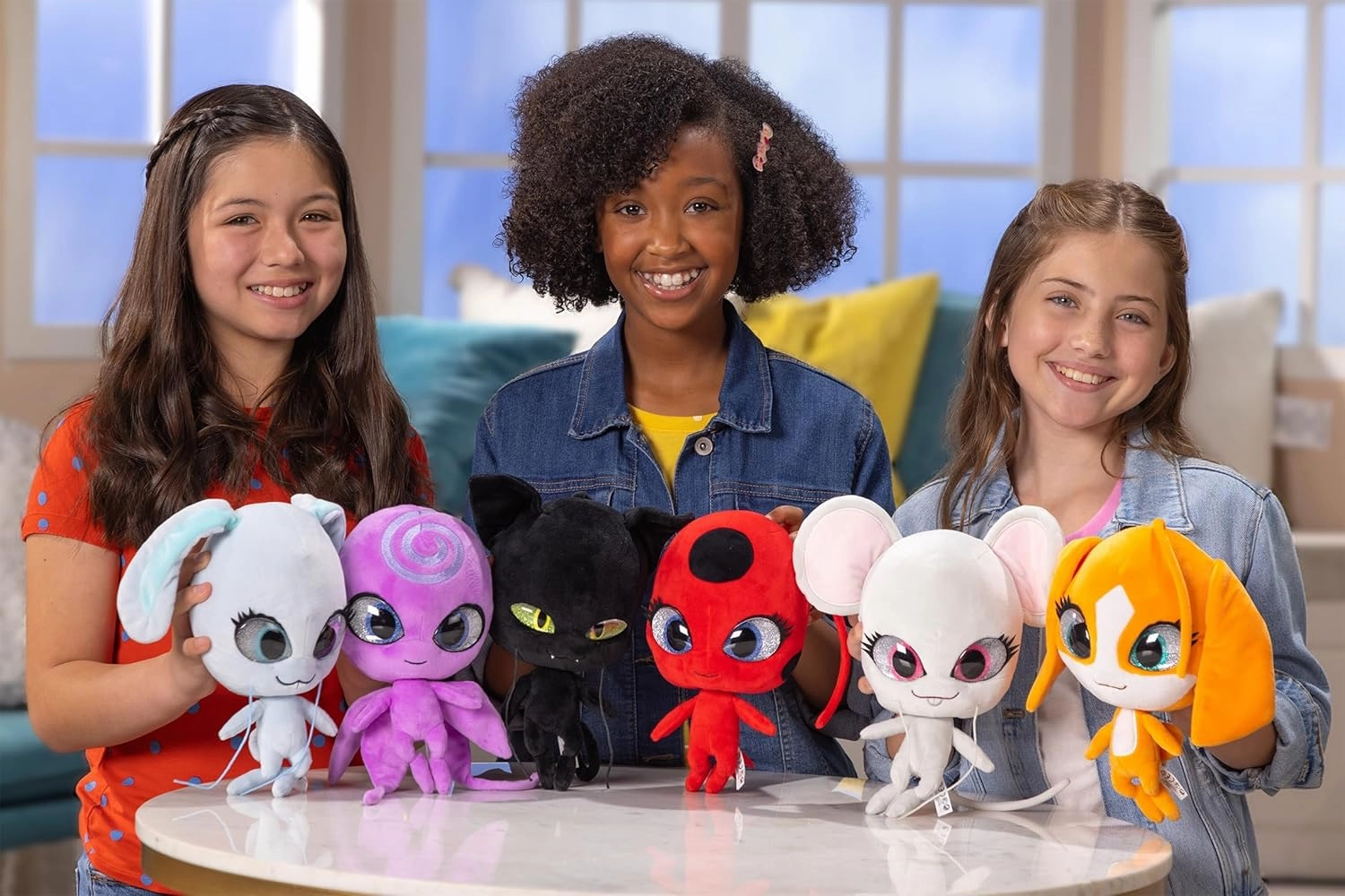Miraculous Ladybug Kwami Mon Ami Plush Toy - Tikki The Ladybug, Super Soft Stuffed Animal - 9-inch Collectible Plush Figure, Ladybug & Cat Noir, Gift Stocking Stuffer for Kids & Collectors