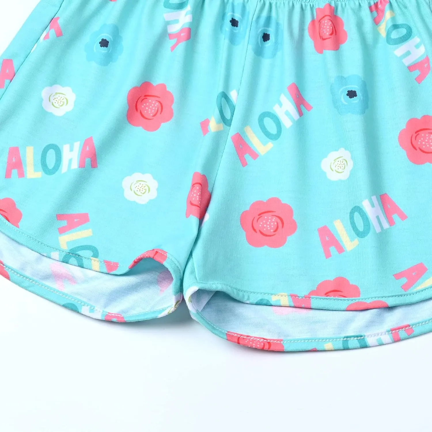 Mirawise Girls 3 Pc Pajamas Sleepwear Cotton Pjs Clothes Set 4-13 Years
