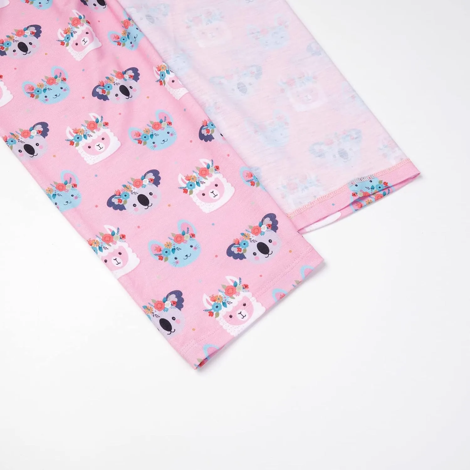 Mirawise Girls 3 Pc Pajamas Sleepwear Cotton Pjs Clothes Set 4-13 Years
