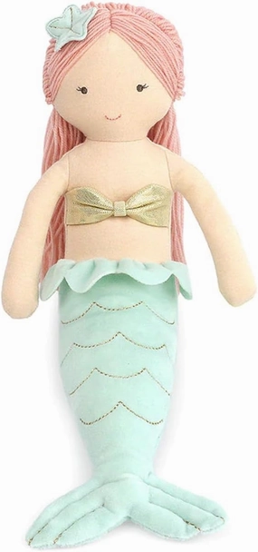 MON AMI Kaia The Mermaid Doll – 14”, Plush Mermaid Gifts for Girls, Use as Toy or Nursery Room Décor for Kids of All Ages